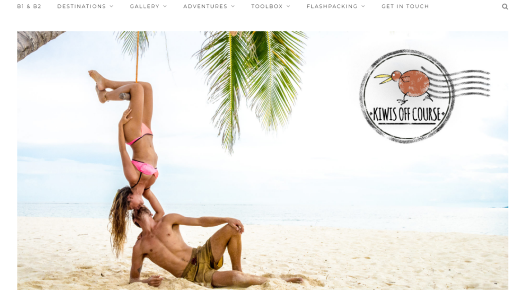 kiwis off course - travel bloggers