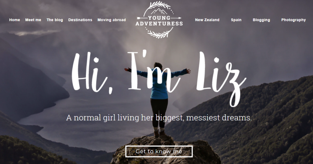young adventureress - travel blogger
