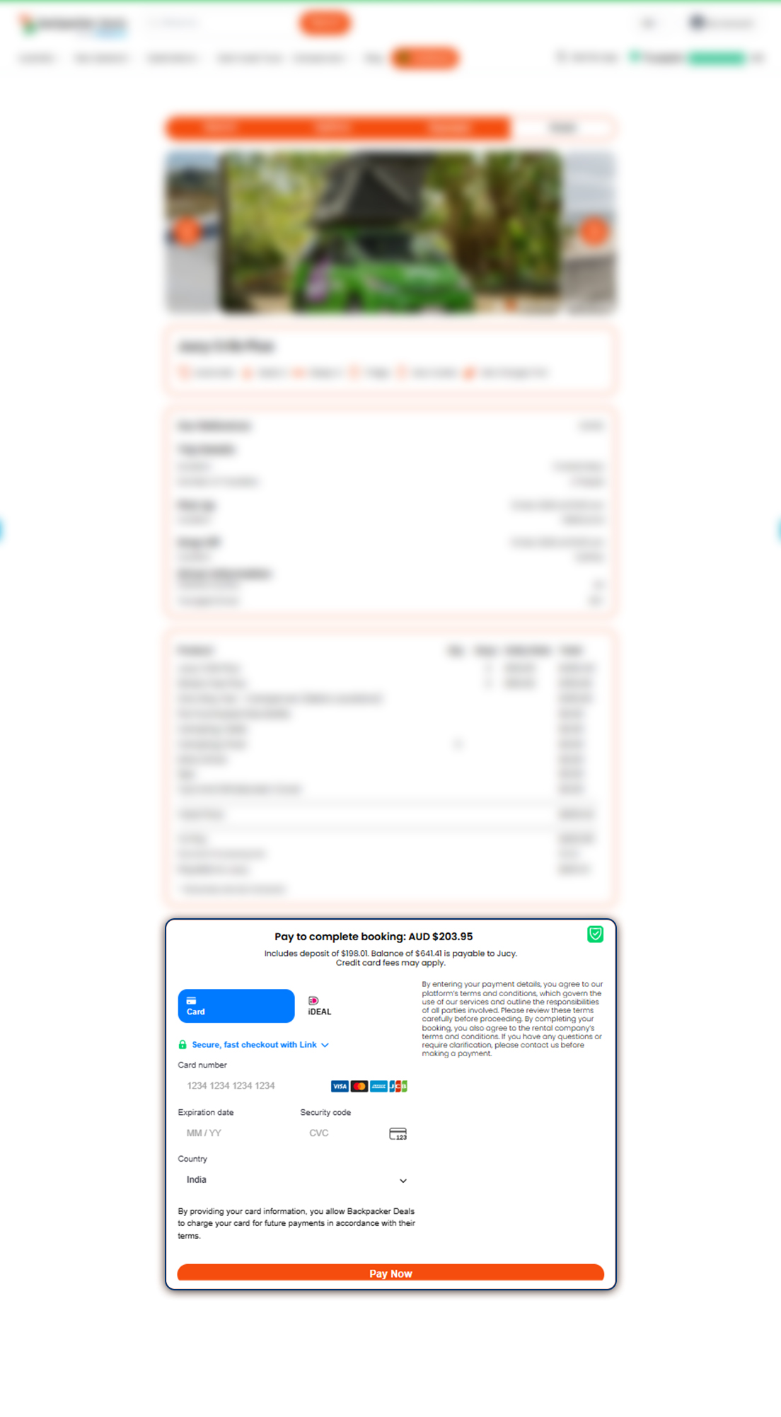 Payment & Confirmation