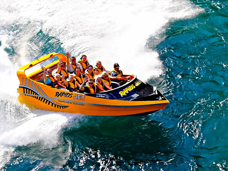 Jet Boating at Huka Falls