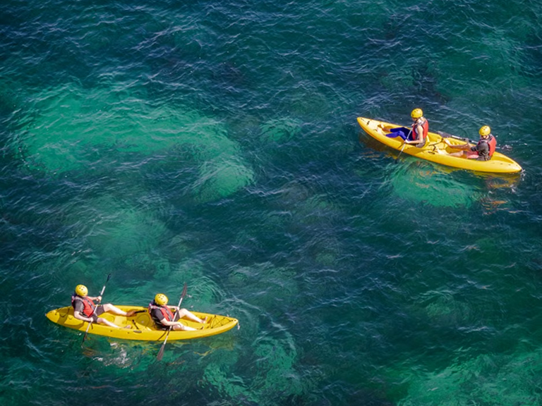Kayaking in Narrabeen Lagoon