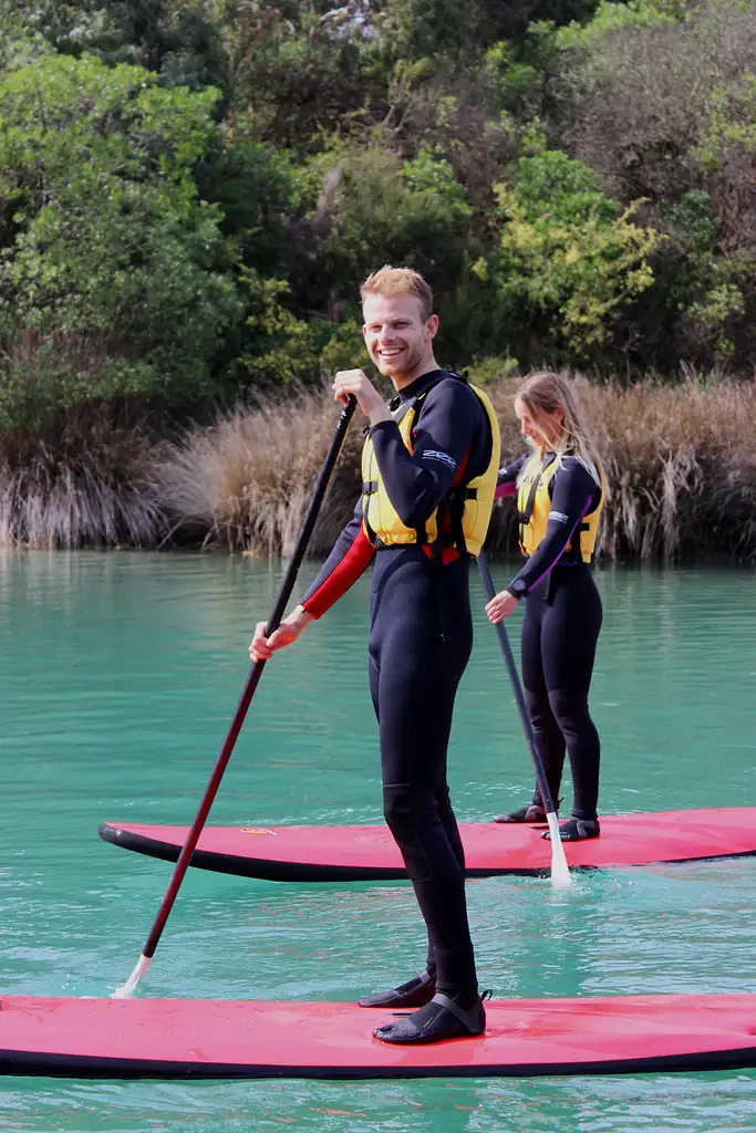 Stand-up Paddle Board Journey At Anglesea