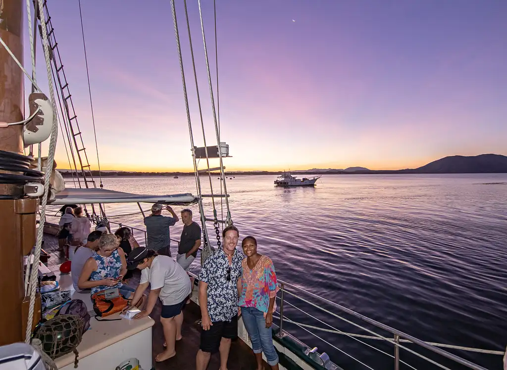 Tall Ship Sunset & Twilight Cruise on Derwent Hunter - Airlie Beach