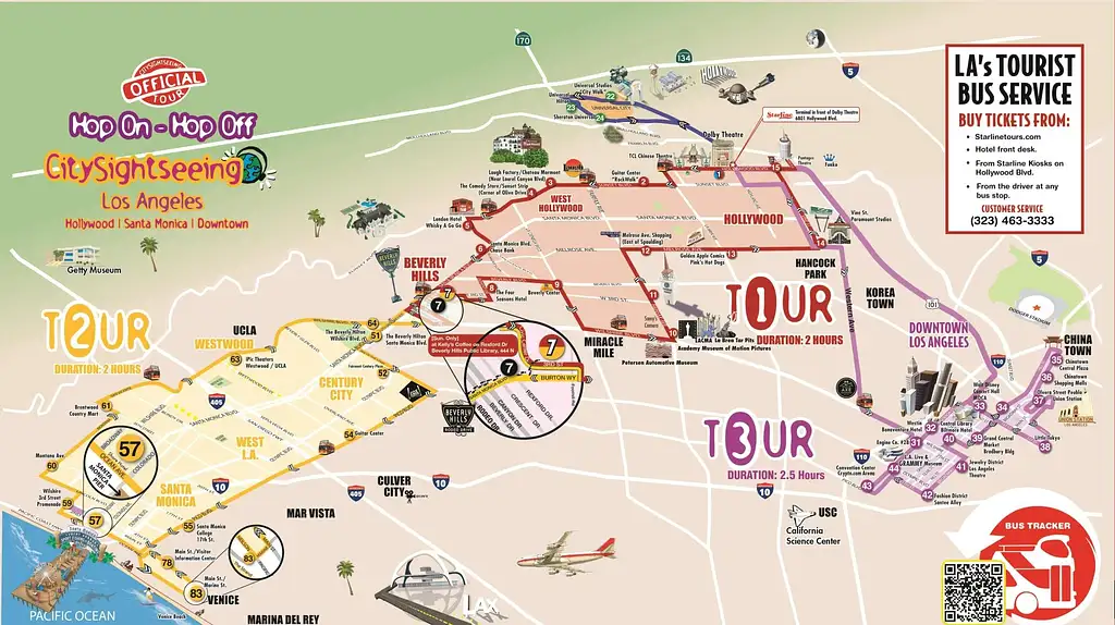 24-Hour Los Angeles Hop-On Hop-Off City Tour
