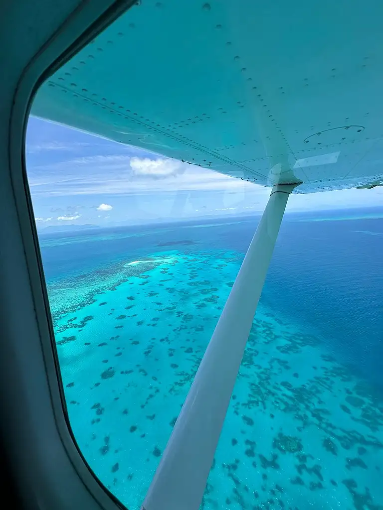 Outer Edges of The Great Barrier Reef Scenic Flight