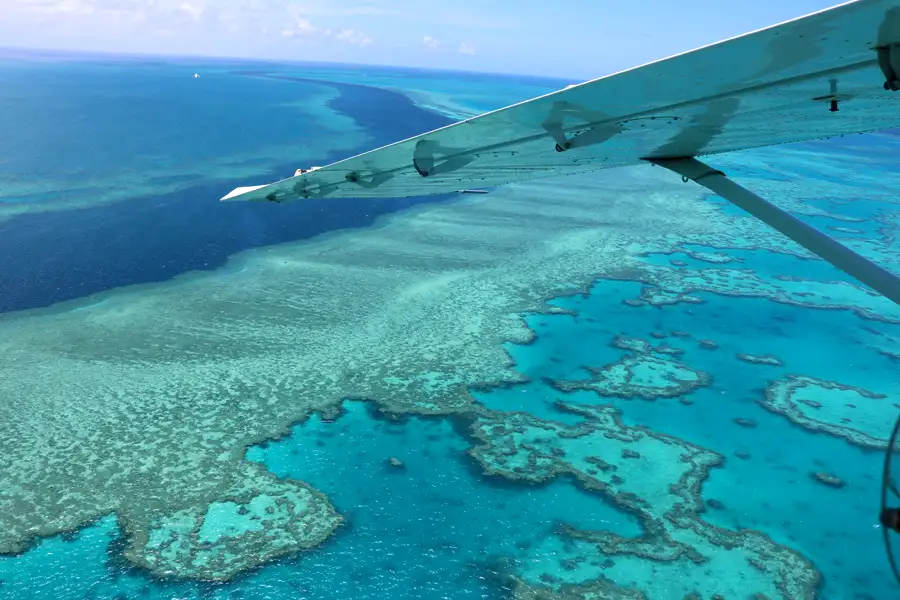 Outer Edges of The Great Barrier Reef Scenic Flight