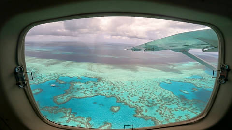 Whitsundays and Heart Reef 1 Hour Scenic Flight