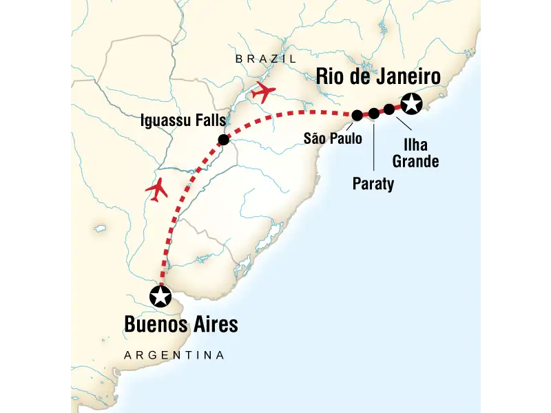 9 Day Iguassu & Beyond Tour
