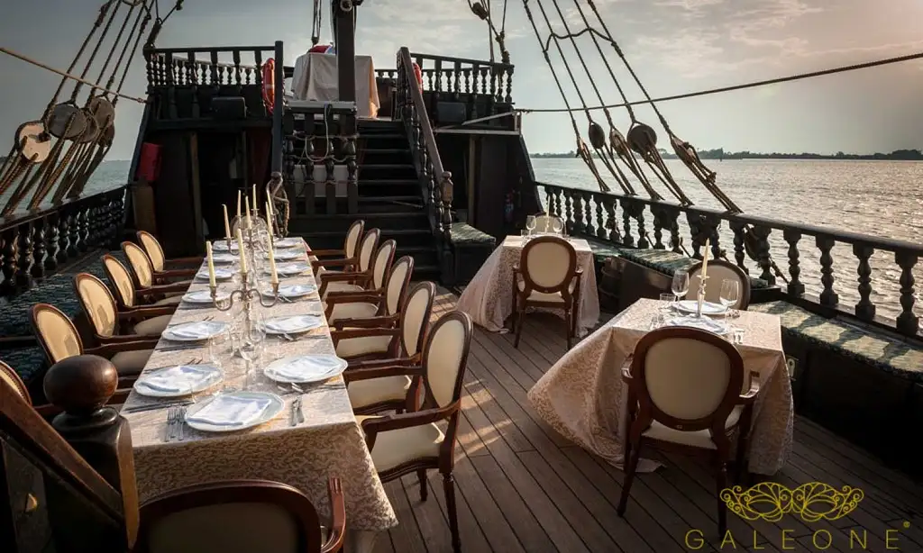 Galleon Dinner Cruise In Venice - Main Deck Seat