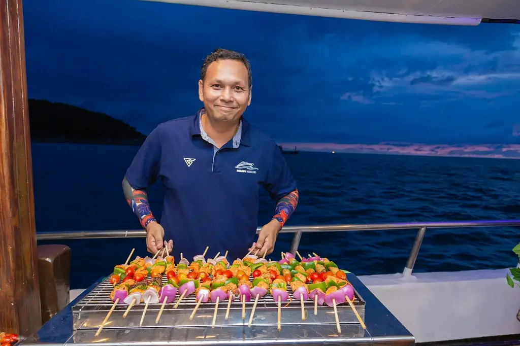 Sunset Cruise Along Phuket Coastline with BBQ Dinner