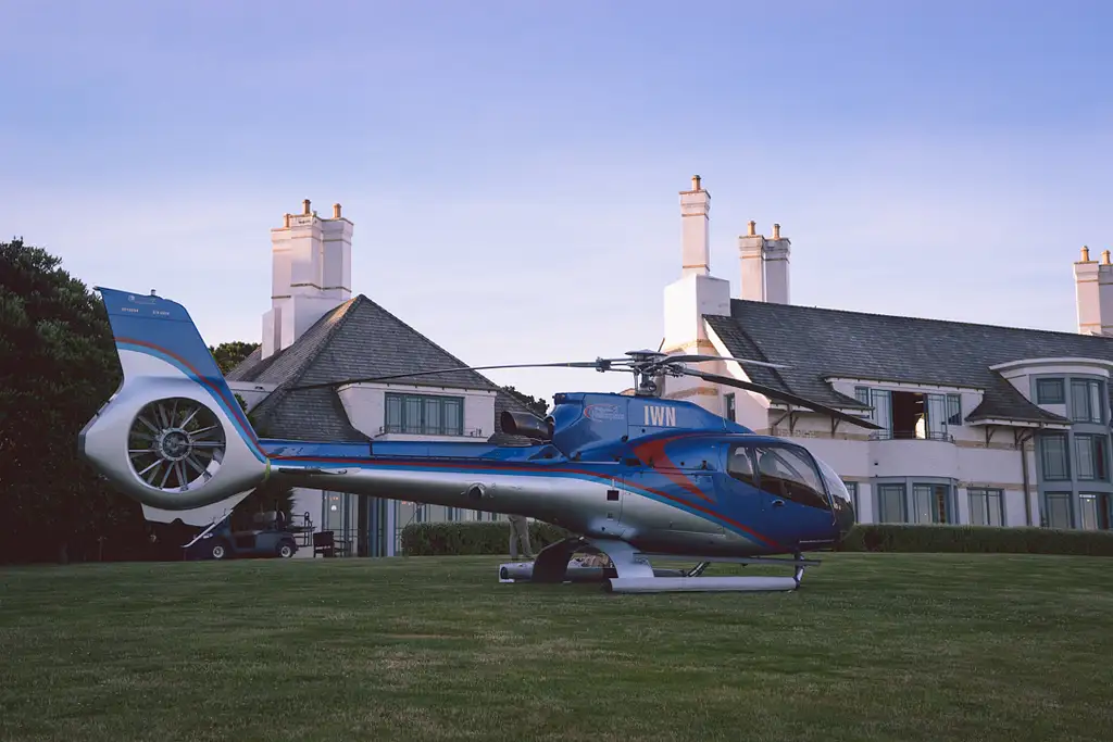 Wharekauhau Helicopter Tour With 4-Course Lunch