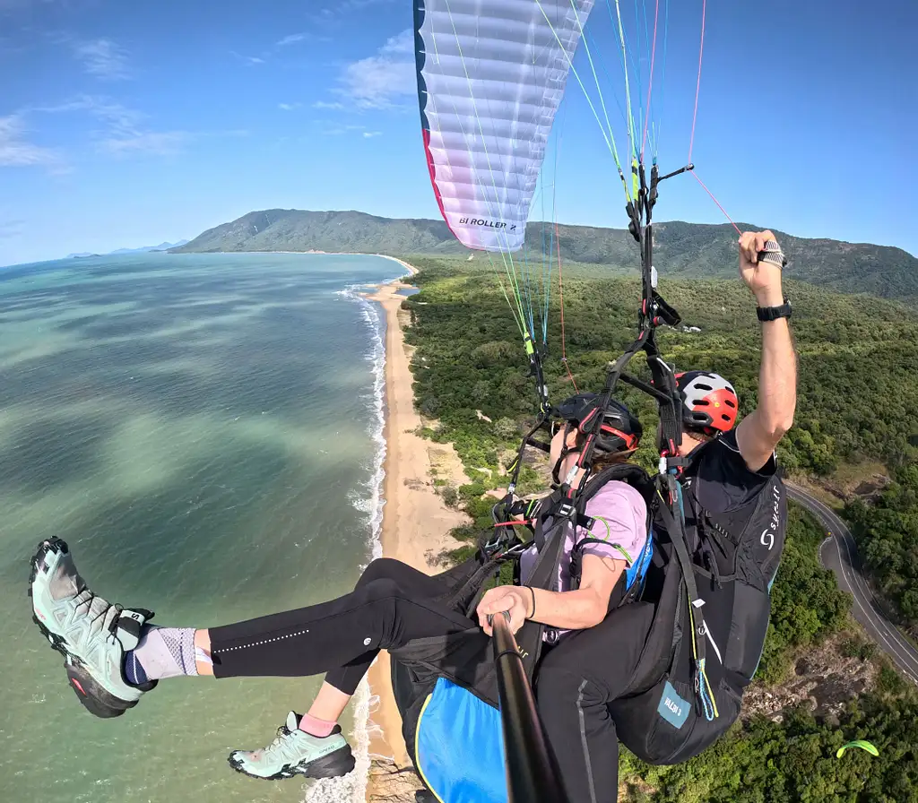 Tandem Paragliding Flight  - Free transport available