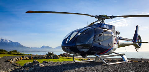 Kaikoura helicopter whale watching flight