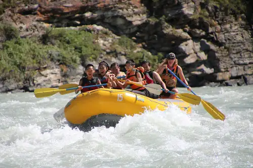 Athabasca Falls And Canyon Rafting Experience