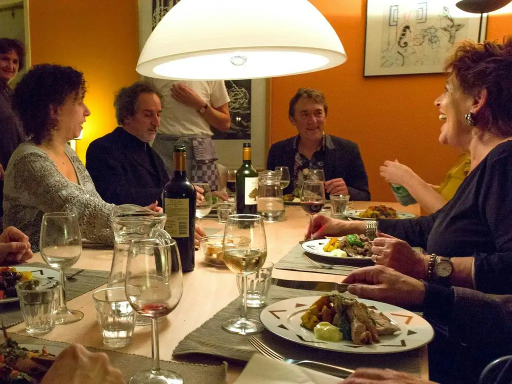 Traditional Dutch Dinner in an Amsterdam Canal House