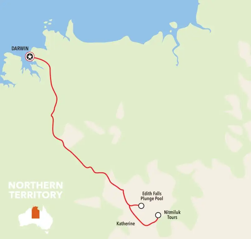 Katherine Gorge Cruise & Edith Falls Tour | From Darwin (BDTNT20DAY)