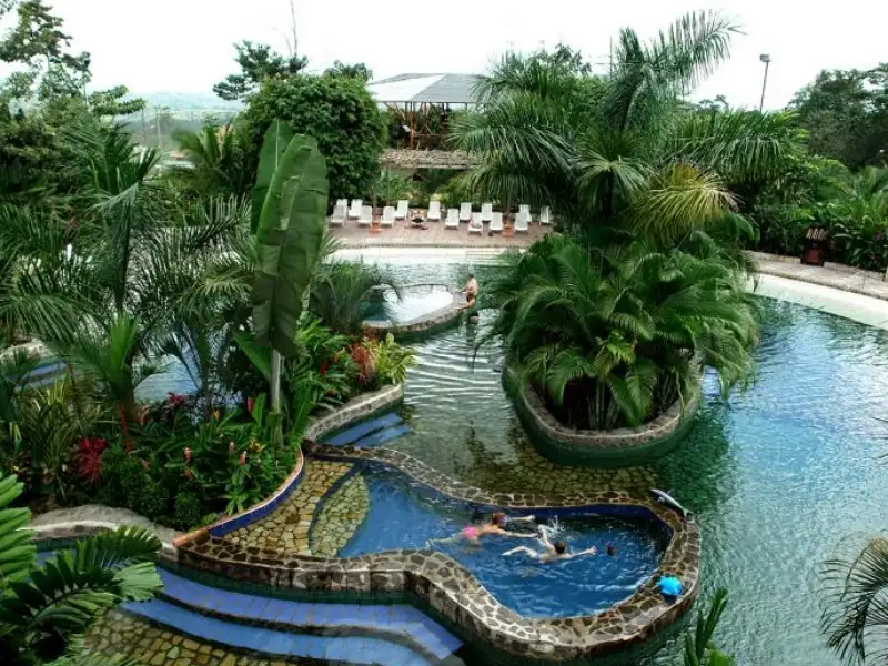 Arenal Volcano and Tabacón or Baldi Hot Springs From San José