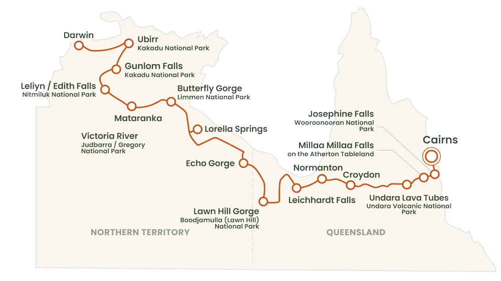 11 Day Darwin to Cairns Small-group Camping Tour