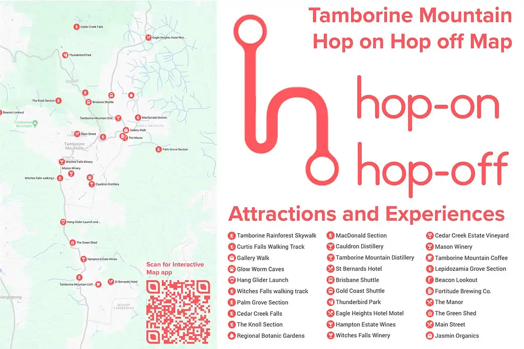 Mt Tamborine Hop on Hop Off Bus | From Brisbane or Gold Coast