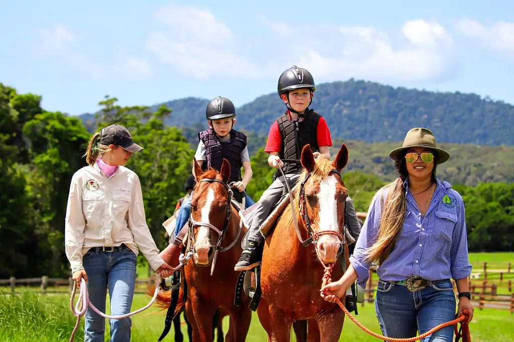 Guided Horse Riding with Petting Zoo entry