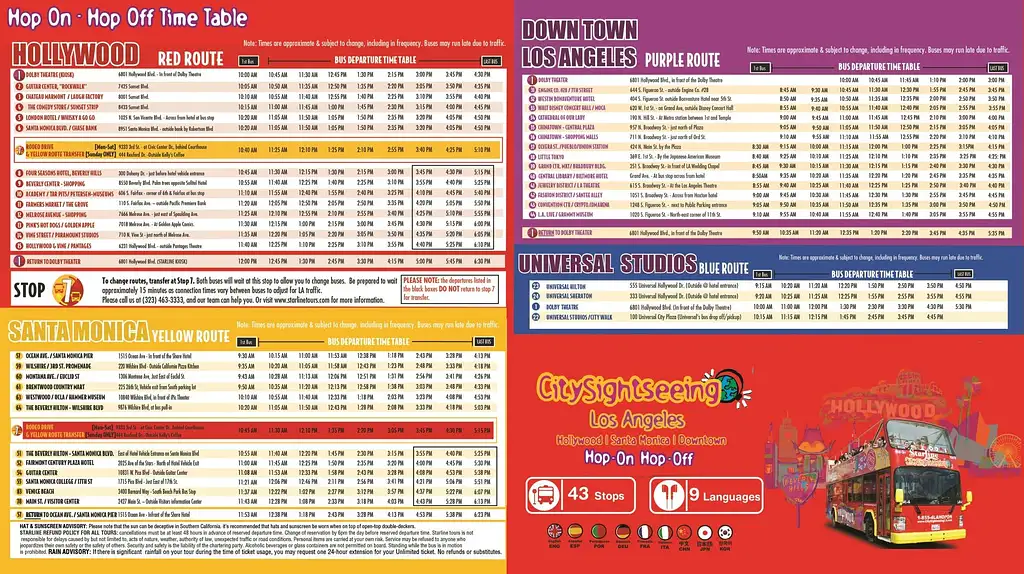 24-Hour Los Angeles Hop-On Hop-Off City Tour