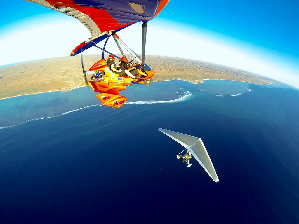 60 min Birds Eye View Ningaloo Microlight Lesson