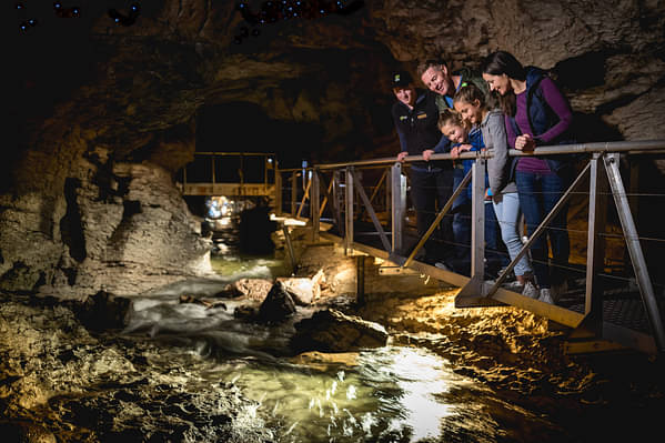 limestone cave guided tour NZ
