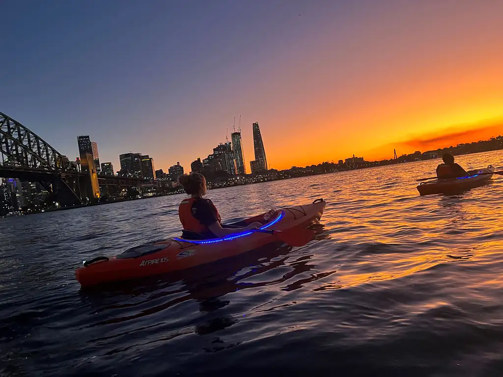 Sunset Kayak Paddle on Sydney Harbour