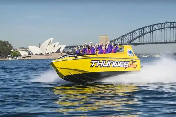 Thunder Thrill boat ride Sydney