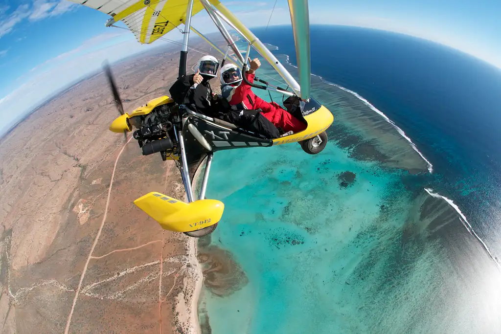 60 min Birds Eye View Ningaloo Microlight Lesson