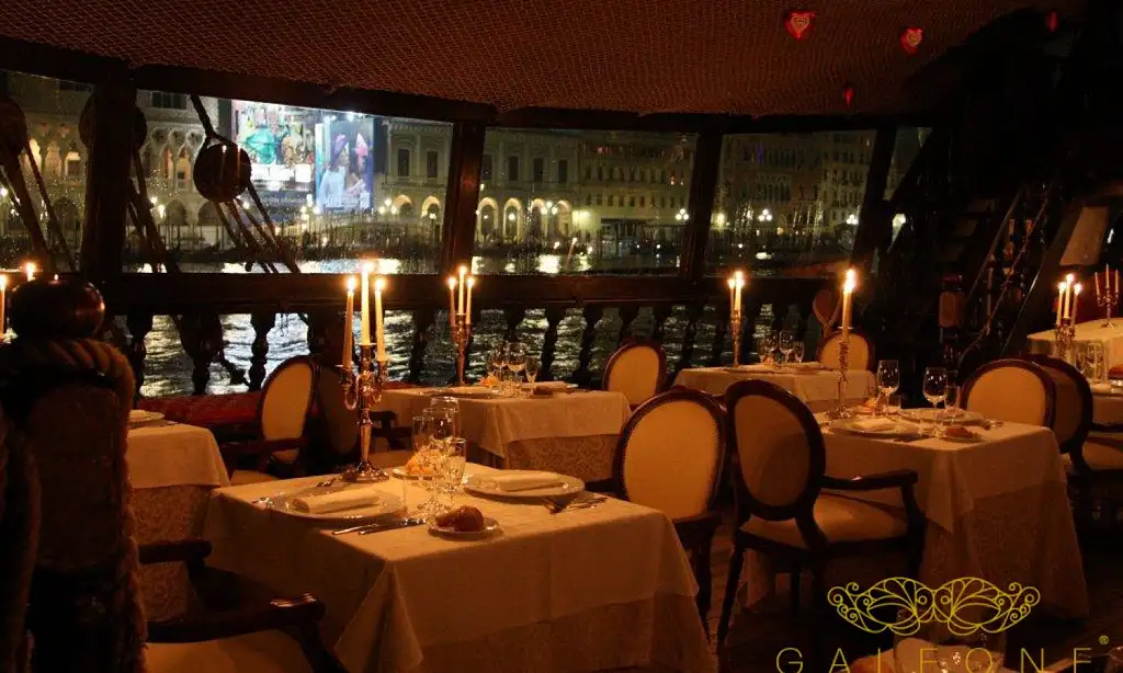 Galleon Dinner Cruise In Venice - Main Deck Seat