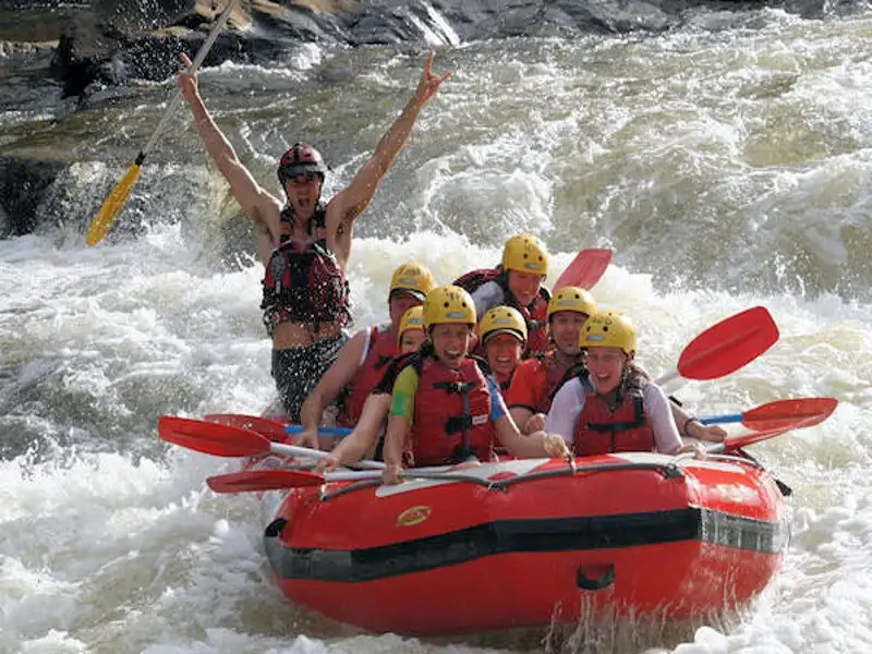 White Water Rafting Down The Baron River