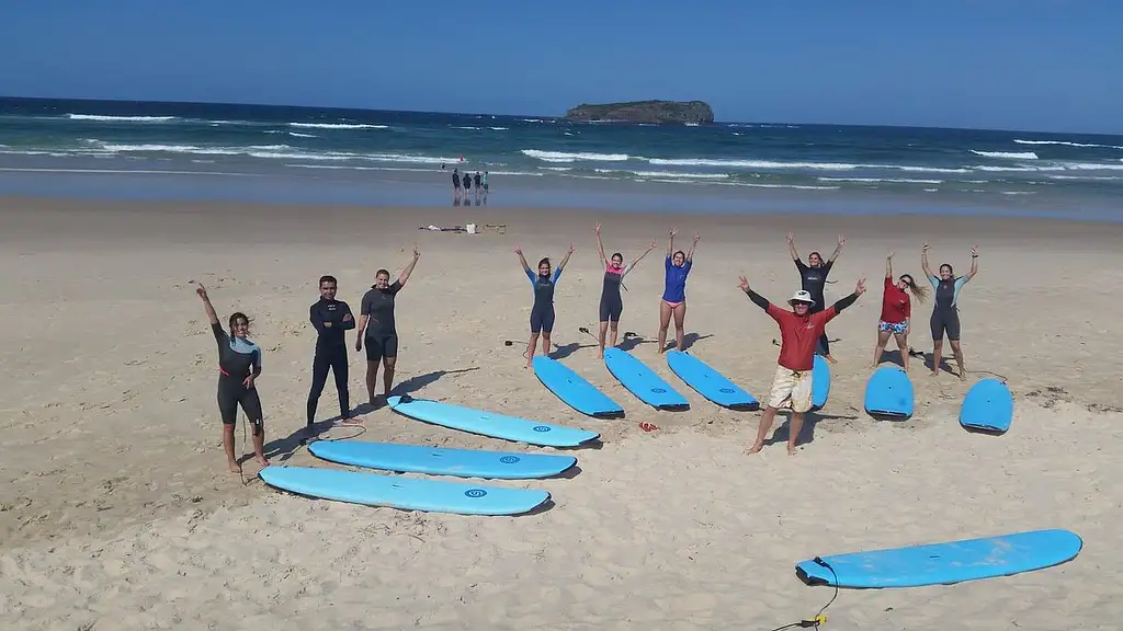 Beginners Surf Lesson Gold Coast (Tallebudgera) - 2.5 hr or Full day