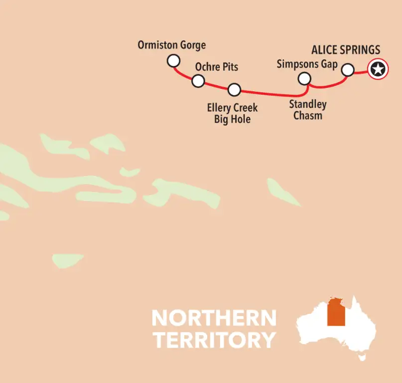 West MacDonnell Ranges (Tjoritja) Tour | From Alice Springs (BDTNT20DAY)