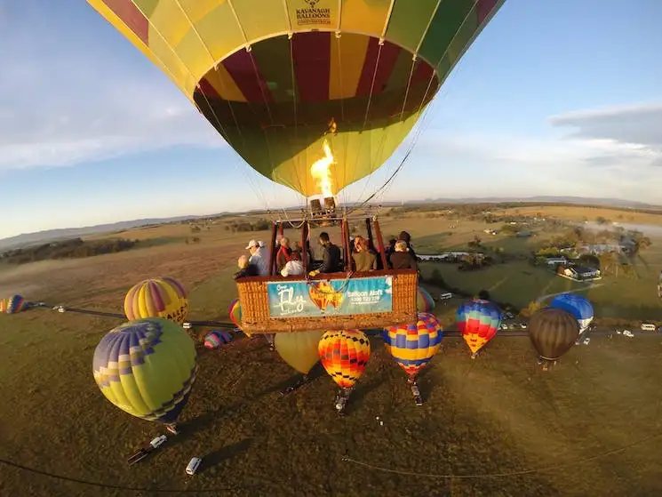 Hunter Valley Hot Air Balloon Flight at Sunrise