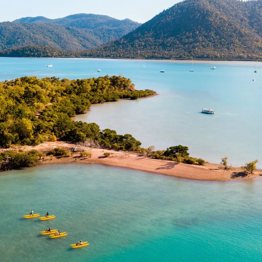 Whitsunday Water Bike Tour Shingley Beach or Shute Harbour