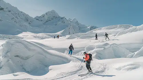 Ski The Tasman Glacier