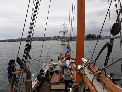 Sydney to Hobart Yacht Race Start Tall Ship Cruise