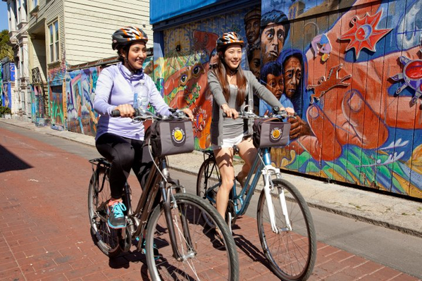 Explore San Francisco by bike