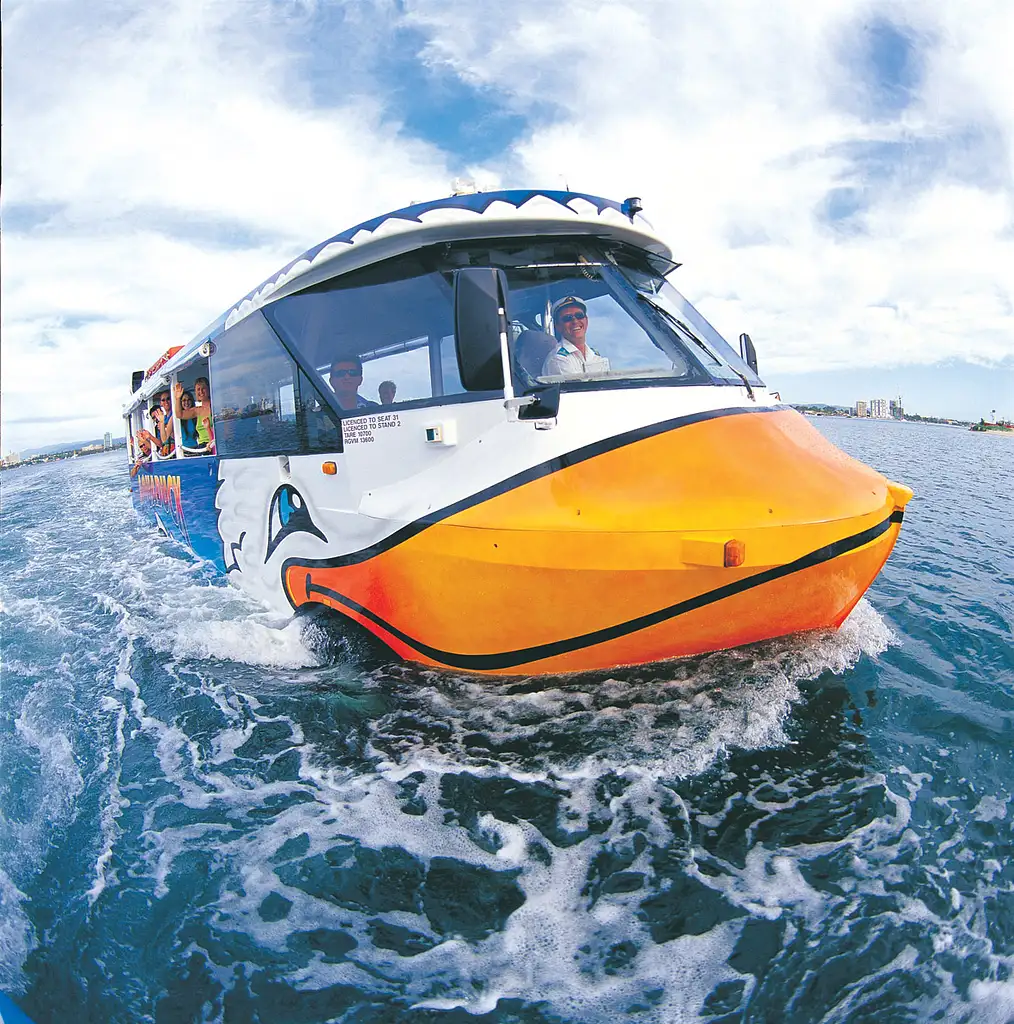Gold Coast Aquaduck City Tour & River Cruise