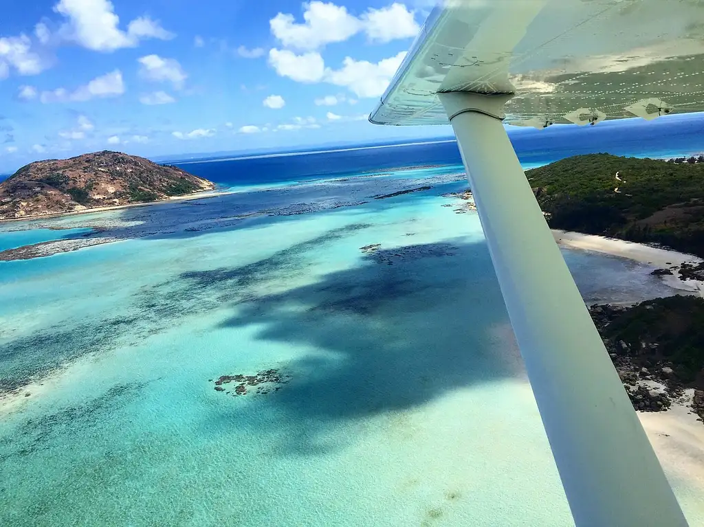 Outer Edges of The Great Barrier Reef Scenic Flight
