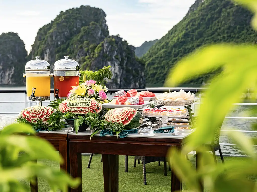 Halong Bay Luxury Day Cruise with Buffet Lunch | From Hanoi