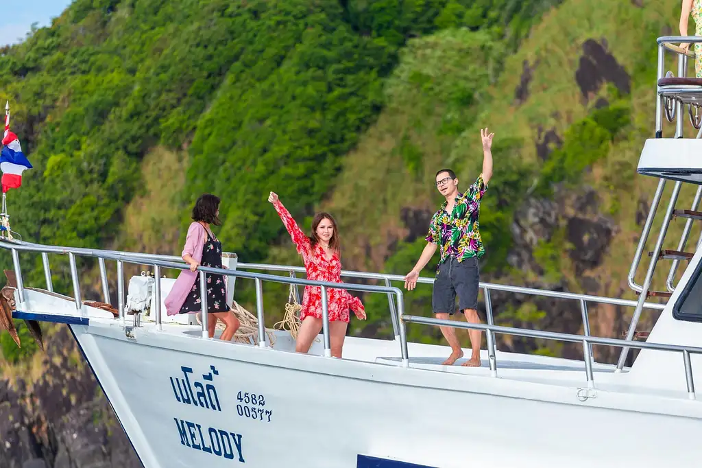 Sunset Cruise Along Phuket Coastline with BBQ Dinner