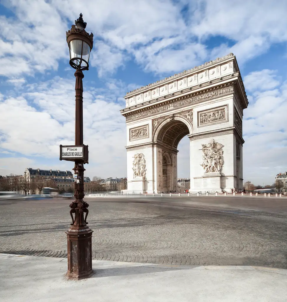 Entrance To Arc De Triomphe's Rooftop
