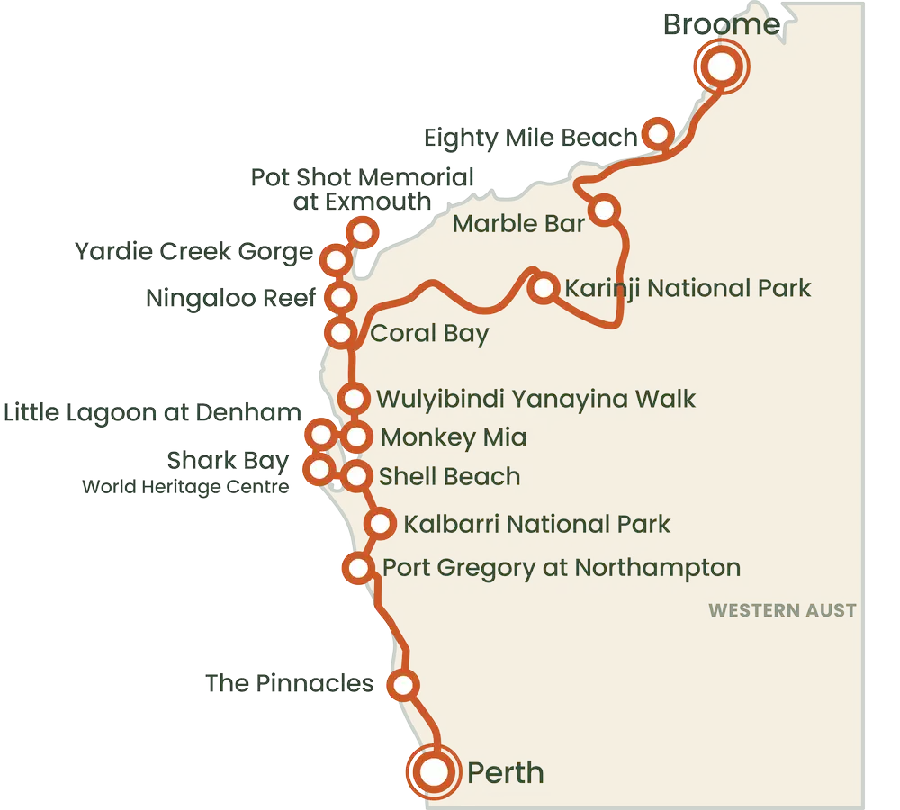11 Day Perth to Broome West Coast - Small Group Camping Tour