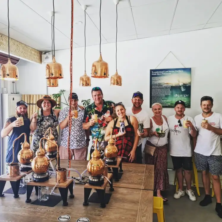 Byron Bay Brewery & Distillery Hopping – Price per Private Bus