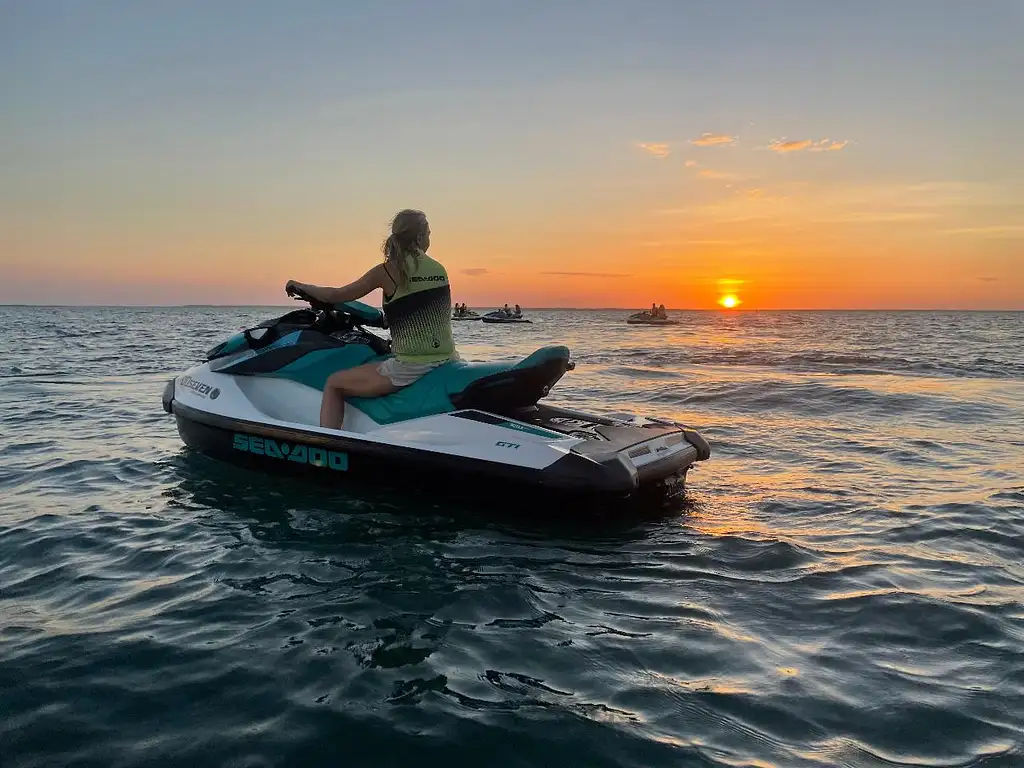 Golden Eye Sunset Jet Ski Tour | Option with Dinner @ Dock One