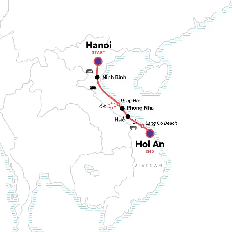 8 Day North & Central Vietnam - Hanoi to Hoi An | G Adventures 18 to 35's