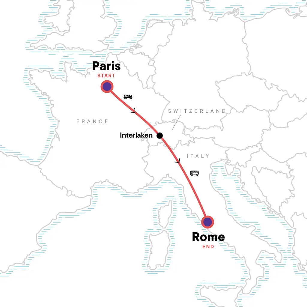 7 Day Paris to Rome: Picnics & Pizza | G Adventures 18 to 30somethings