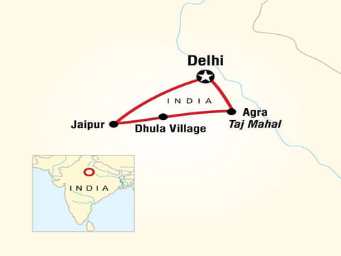 8 Day Golden Triangle Tour: Delhi to Delhi